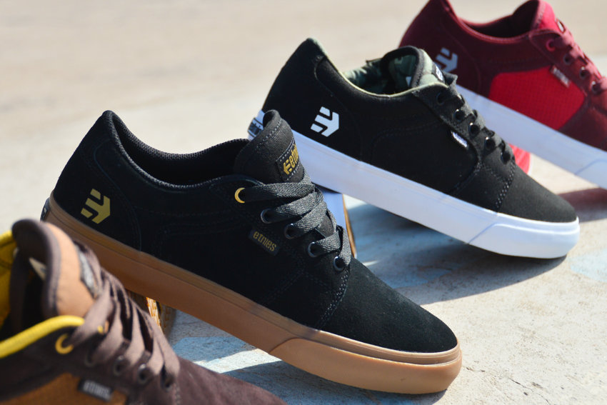 Etnies Barge Black/Gum - Etnies Barge Black/White