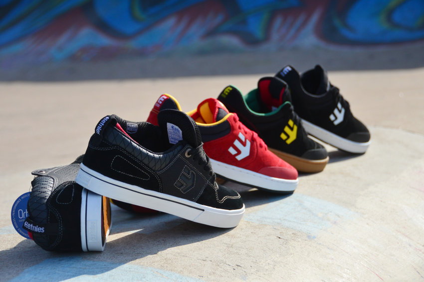Etnies Brake and the range of Etnies Marana shoes now available at BMX Direct.