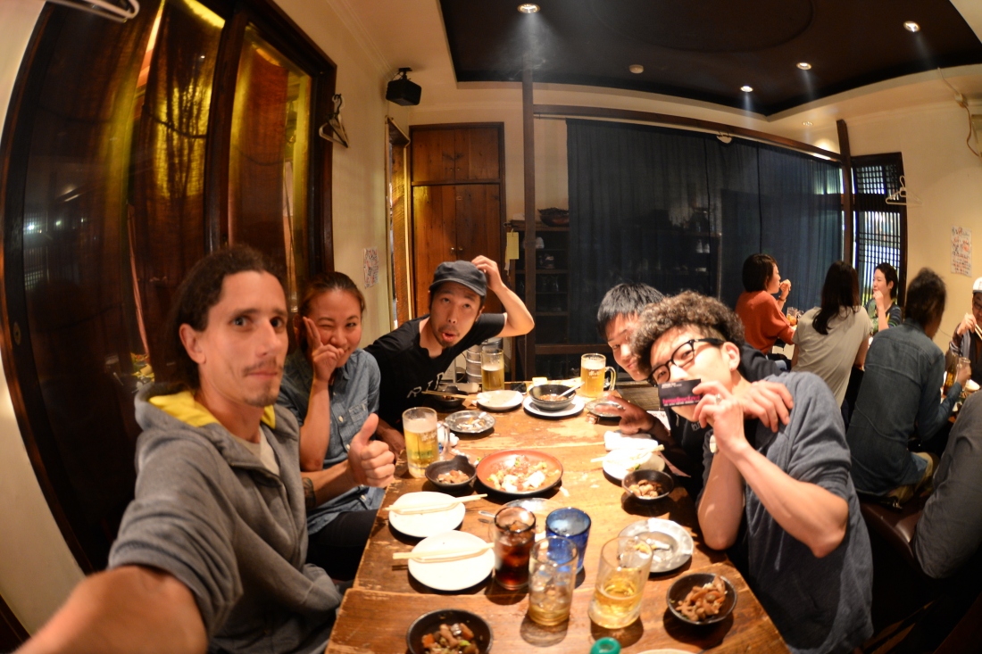 Another night of food and laughs at one of the many local restaurants. So many cool people in this photo! Except the one holding the camera...nerd.