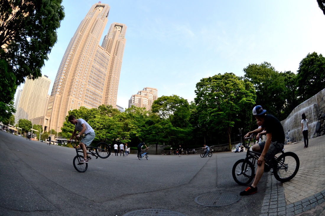 I was fortunate enough to ride this very famous flatland spot with some of my new friends. Had a great time here. 