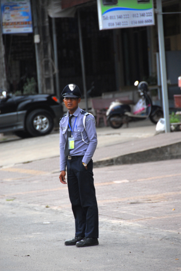 A random security dude on duty