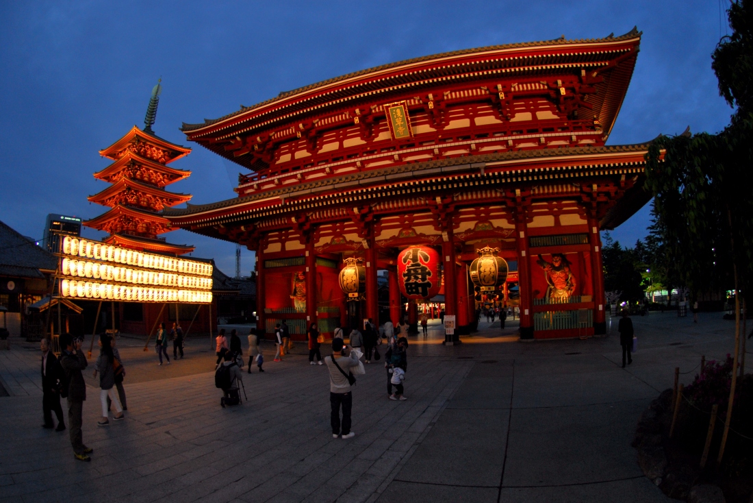 The Senso-Ji Temple is magnificent. It was located right across the road from the hostel i stayed in. 