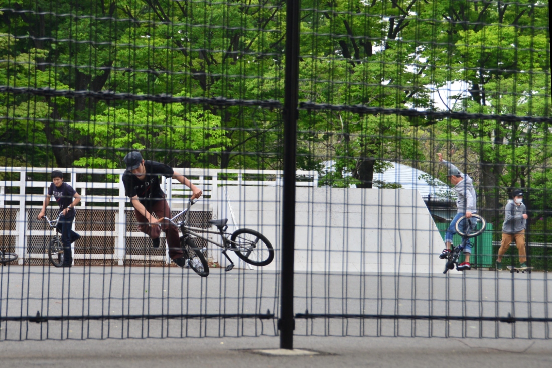 Kenta mid link at Komazawa Park.