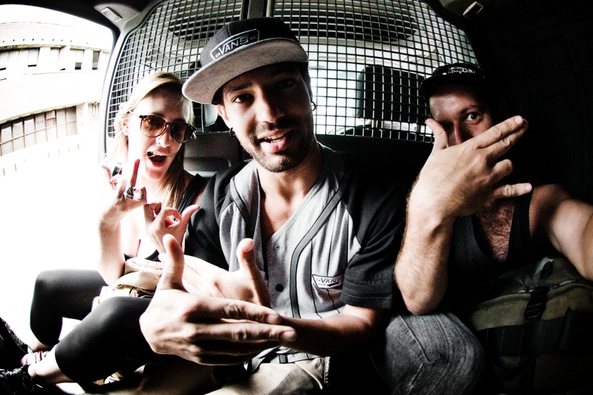 Sarah, Dean and Eric - Durban - Photo: Eric Palmer