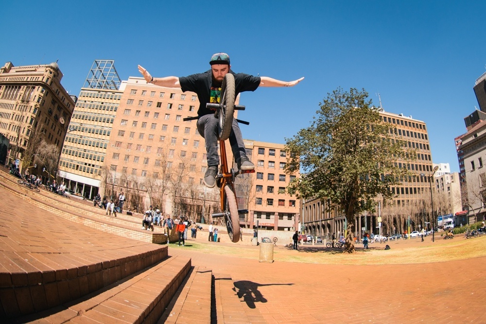 BMX Day 2015 Johannesburg - Hann Jansen 180 tuck no hander - Library Gardens