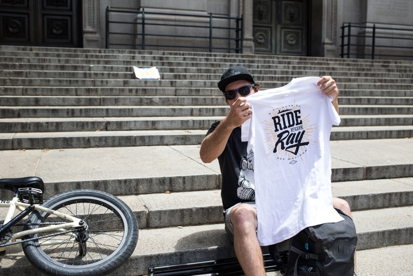 Ride for Ray - Tshirts all round