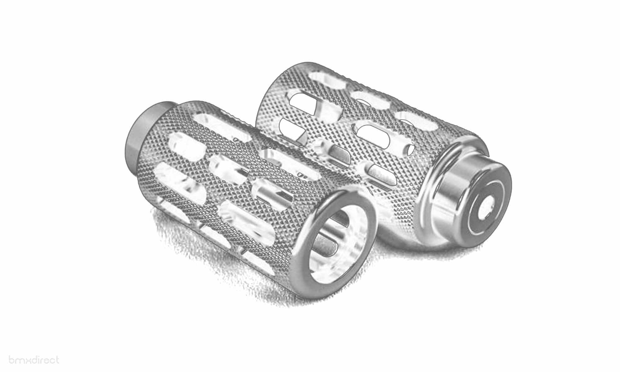 BMX Direct Flat Peg - Silver