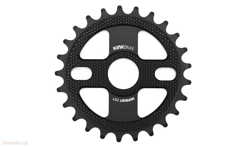 Kink Imprint Sprocket - Black 25t