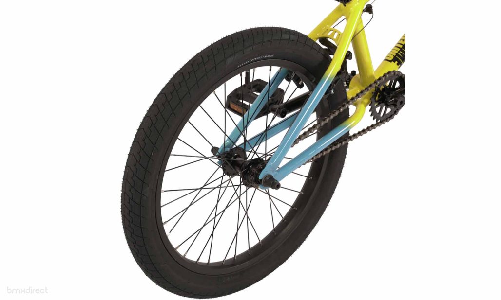United Supreme Complete Bike – Yellow/Turquoise Fade 20.75″